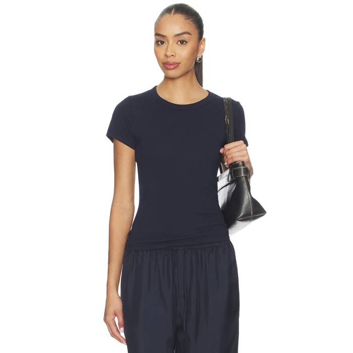 Leset 【 Laura Slim Fit Tee Women Midnight 】 slim か細い プルオーバー レディース