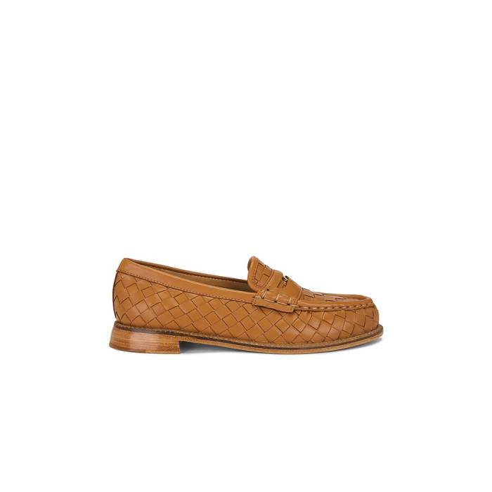 Freda Salvador 【 Elba Loafer Women Cognac 】 置き目毛皮 シューズ レディース