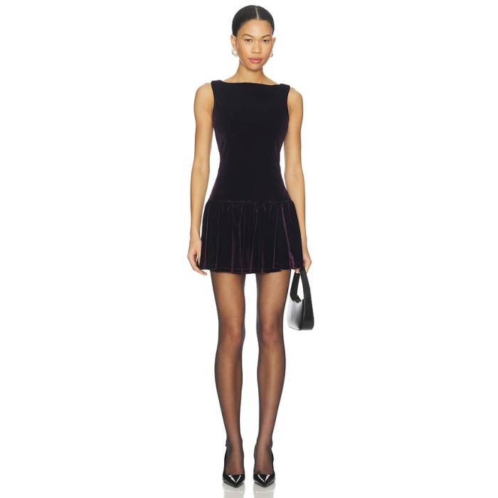 More To Come 【 Eliza Mini Dress Women Plum 】 お召しもの レディース