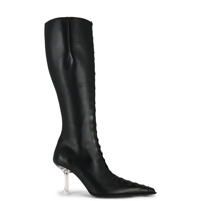 Miista 【 Aline Tall Boot Women Black 】 ブーツ レディース 黒いこと 黒いこと