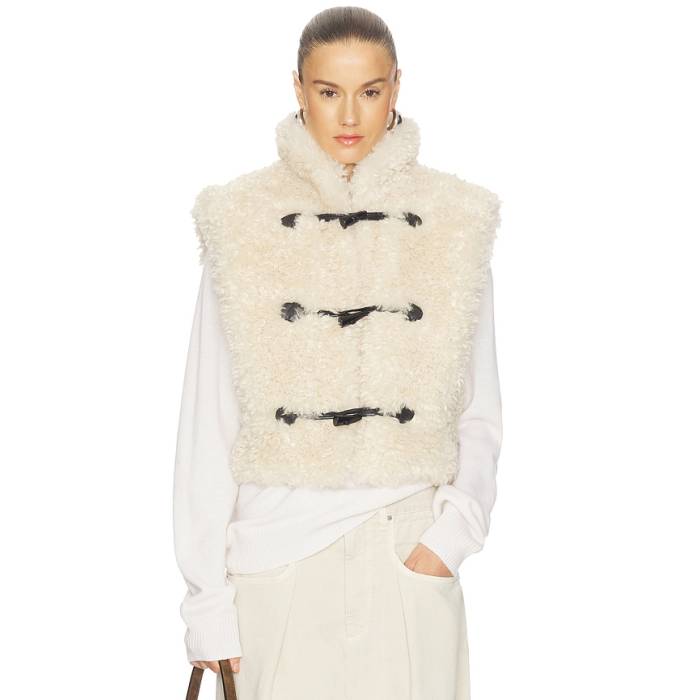 Isabel Marant Etoile 【 Alisa Vest Women Ecru 】 限りない レディース