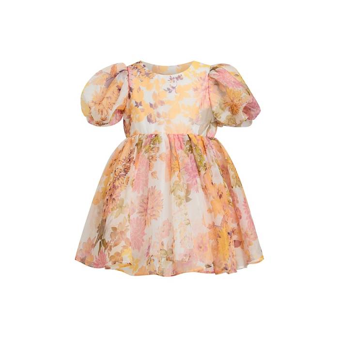 バルドー お坊っちゃん Bardot Junior 【 Sylvie Mini Dress Girls Yellow Floral 】 シルビア お召しもの お坊っちゃん キッズ yellow 黄味がかった・黄色