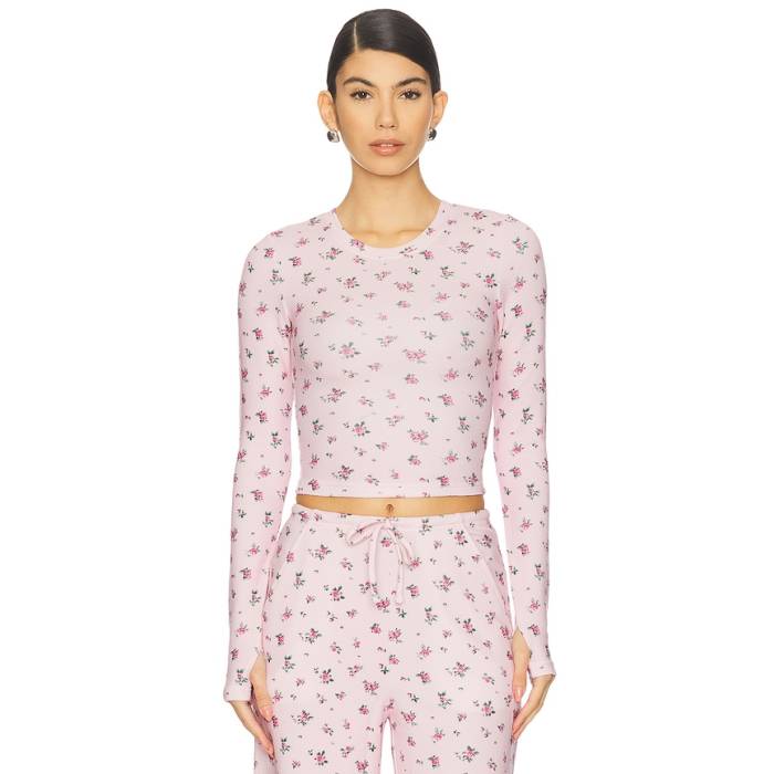 Wellbeing + Beingwell 【 Sloane Top Women Pink Floral 】 レディース pink サクラ色