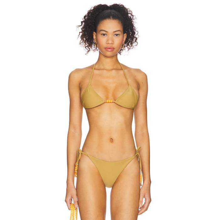 Superdown 【 Elizabeth Bikini Top Women Green 】 レディース green 緑・緑であること