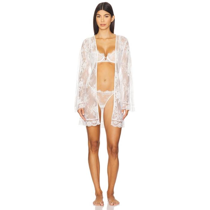 Kat The Label 【 Lottie Robe Women Ivory 】 レディース 象牙色