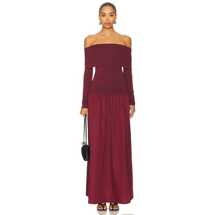 All The Ways 【 Cressida Maxi Dress Women Oxblood 】 お召しもの レディース 赤・オックスブラッド