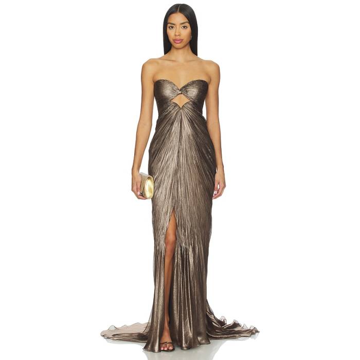 Maria Lucia Hohan 【 X Revolve Quiana Dress Women Carbon 】 御召しもの レディース 炭素