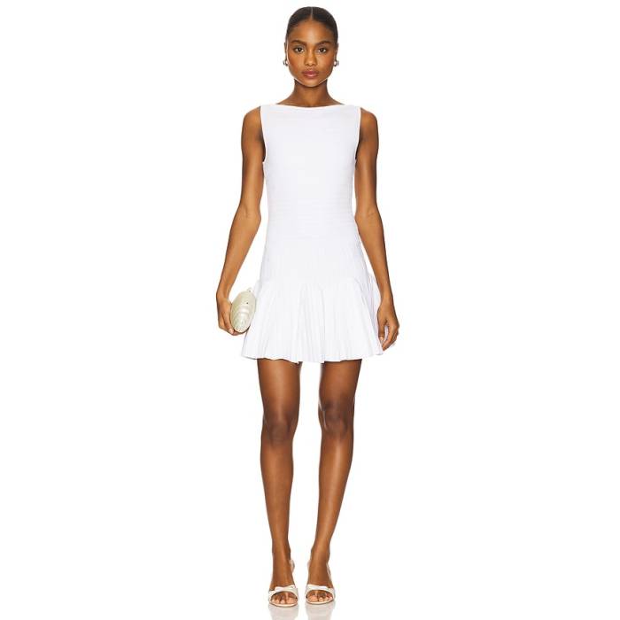 Retrofete 【 Audrina Knit Dress Women White 】 編み物 お召しもの レディース 白いこと 白いこと