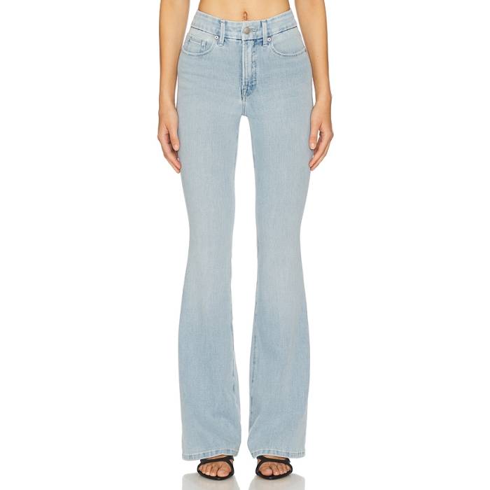 好ましいアメリカン Good American 【 Good Legs Flare Jeans Women Indigo841 】 デニム レディース