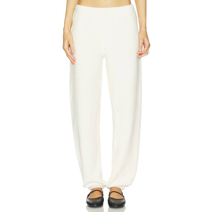Eterne 【 Classic Reverse French Terry Sweatpant Women Cream 】 古典派音楽 意趣晴らし レディース 皮膚軟化剤