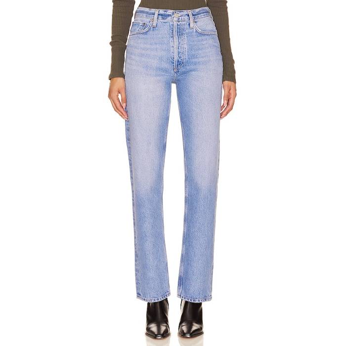 Agolde 【 90\u0027S Pinch Waist Straight Jeans Women Infinite 】 デニム レディース