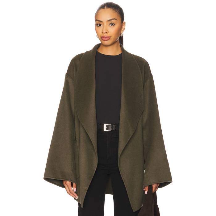 Lamarque 【 Mekia Cardigan Women Dark Olive 】 ジレー レディース olive オリーブ