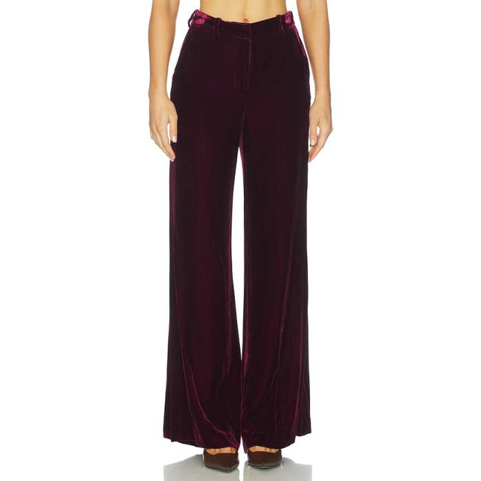 L'agence 【 Pilar Wide Leg Women Dark Port 】 レディース｜スニケス