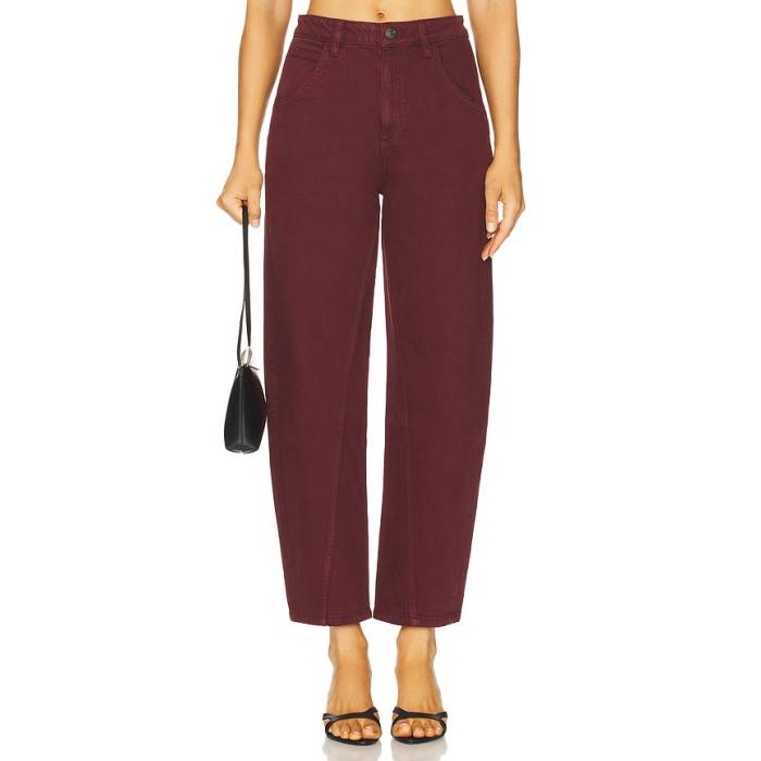 Seventy + Mochi 【 Twisted Bo Wide Leg Jeans Women Mulberry 】 デニム レディース