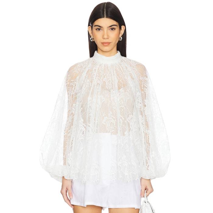 Hemant And Nandita 【 Boho Top With Cami Women Off White 】 レディース 白いこと 白いこと