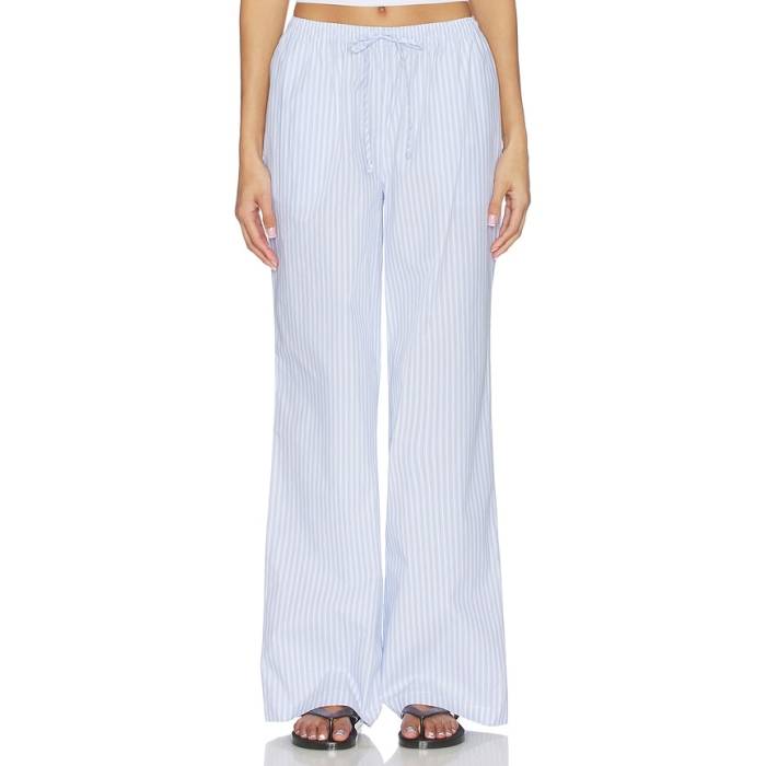 Tularosa 【 Pheby Pant Women Blue &Amp; White Stripe 】 パンツ レディース 青色 ブルー 白色 ホワイト Stripe ストライプ｜スニケス
