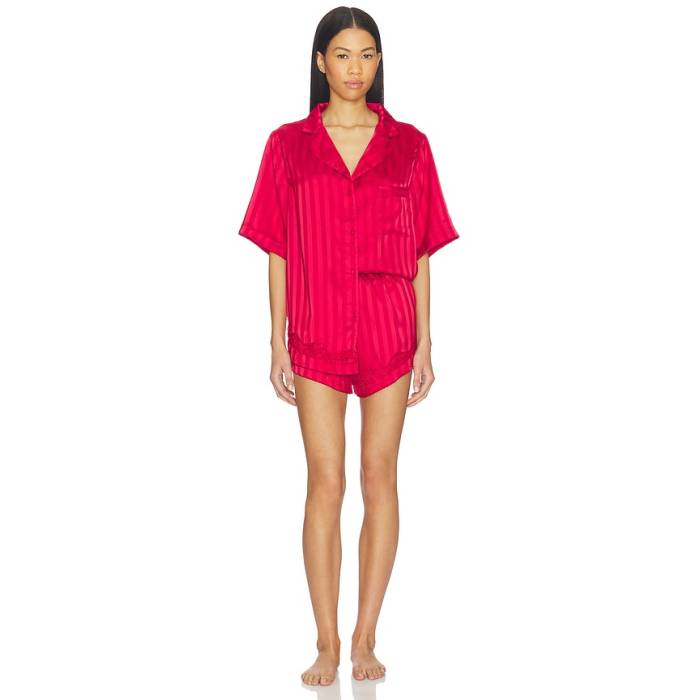 フリーピープル Free People 【 X Revolve Sugar Rush Pj Set Women Luxe Red 】 rush 混雑時 レディース Red 赤・赤いこと