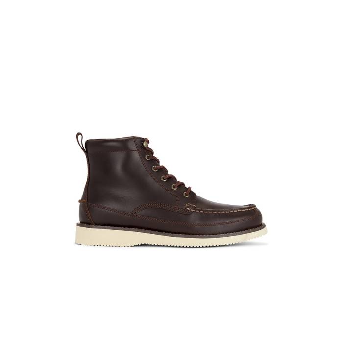 スペリー Sperry 【 X One Of These Days Tony Moc Boot Men Chocolate Leather Smooth 】 トニー ブーツ メンズ なめし革 スムース