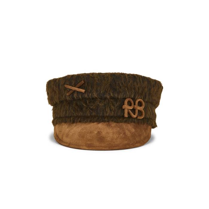 Ruslan Baginskiy 【 Baker Boy Cap Women Brown 】 キャップ 帽子 レディース 茶色 ブラウン｜スニケス