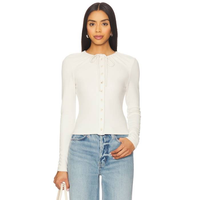 Geel 【 Jane Cardigan Women Cream 】 ジレー レディース 皮膚軟化剤