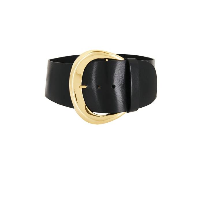 Lamarque 【 Florence Belt Women Black 】 三尺帯 レディース 黒いこと 黒いこと