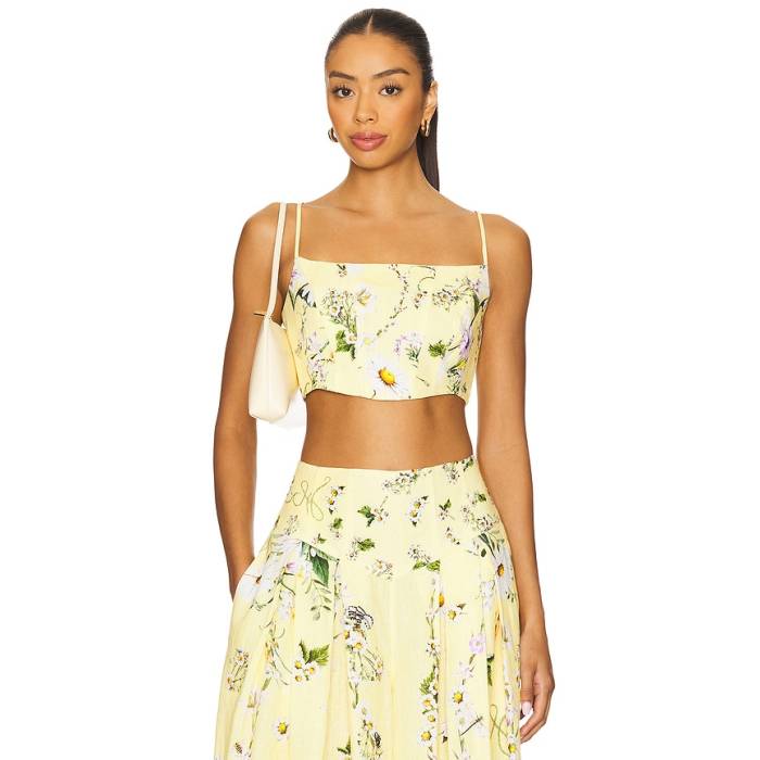 カミーラ Camilla 【 Corset Crop Top Women Daisy Chains 】 Crop クロップ レディース