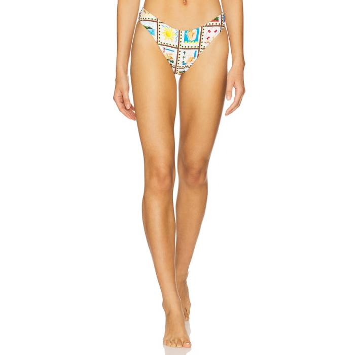 Weworewhat 【 Classic Scoop Bottom Women Off White Multi 】 古典派音楽 ズボン ボトムス レディース 白いこと 白いこと