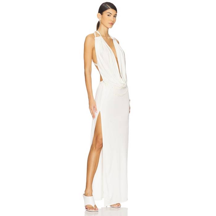 Nue Studio 【 Syrene Dress Women Ivory 】 御召しもの レディース 象牙色