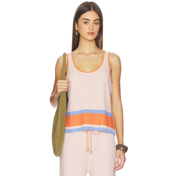 サンシア Sancia 【 The Cali Knit Top Women Portofino 】 編み物 レディース タンクトップ-トップス