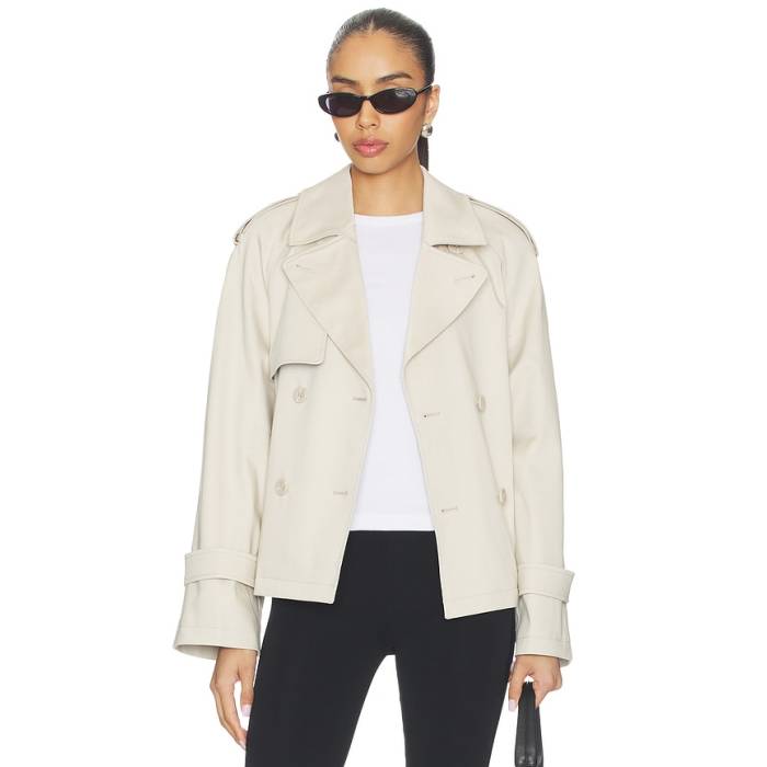Soia & Kyo 【 Juliette Short Trench Coat Women Light Oak 】 レディース｜スニケス
