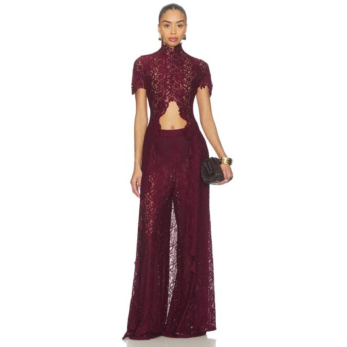 Deme By Gabriella 【 The Kianna Top Women Aubergine 】 レディース