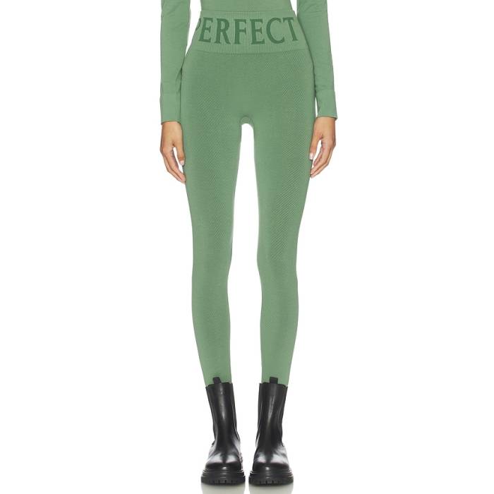 文句なし・ちょっとの間 Perfect Moment 【 Perfect Thermal Legging Women Parisian Green 】 レディース green 緑・緑であること