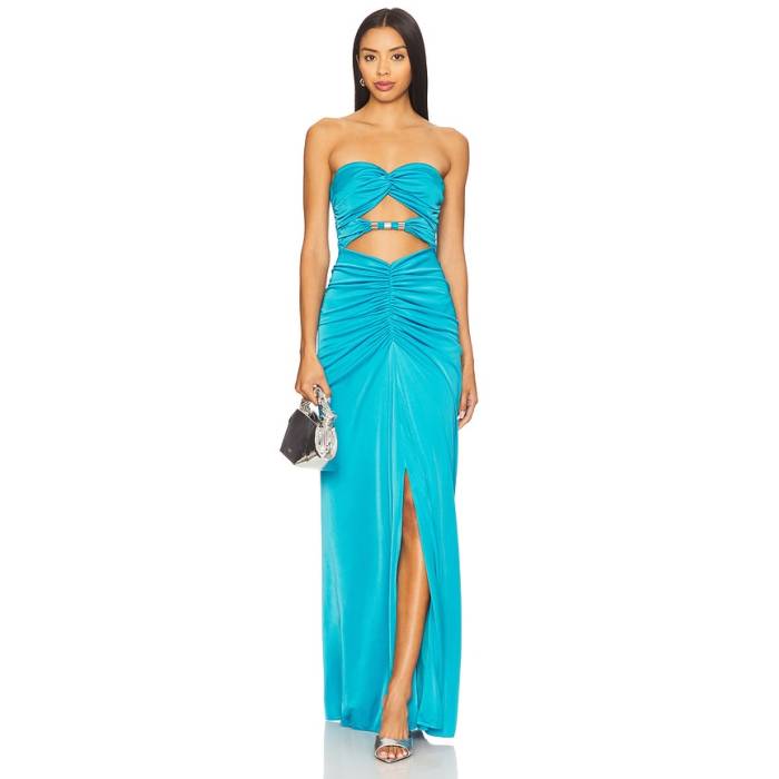 Et Ochs 【 Corinne Gown Women Turquoise 】 レディース