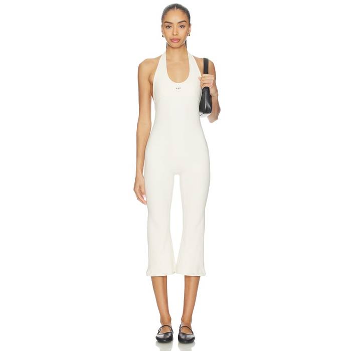 437 【 X Revolve The Halter Onesie Women Cream 】 レディース 皮膚軟化剤