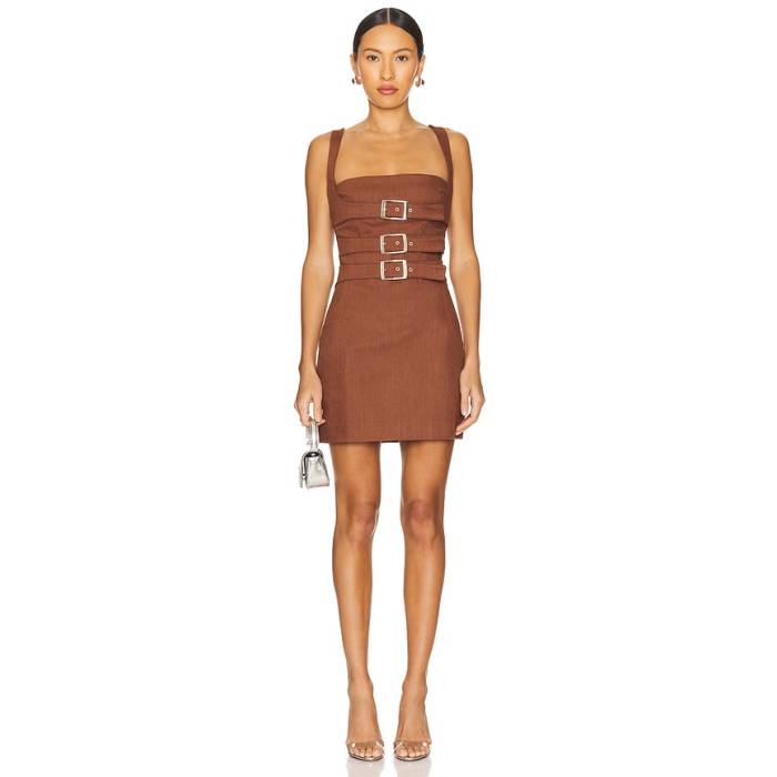 By.dyln 【 Cindy Mini Dress Women Rust 】 ドレス レディース｜スニケス 27,690円
