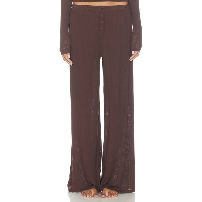Negative Underwear 【 Whipped Track Pant Women Espresso 】 貨物自動車 ズボン下 レディース