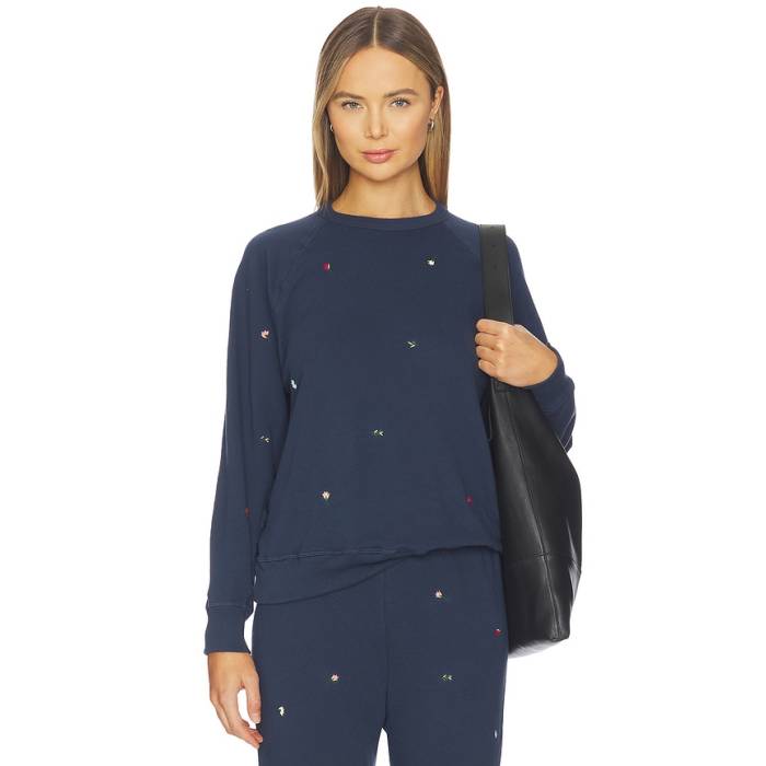 The Great 【 The College Sweatshirt Women Navy 】 単科大学 汗水 調教師 レディース 紺色 米国海軍
