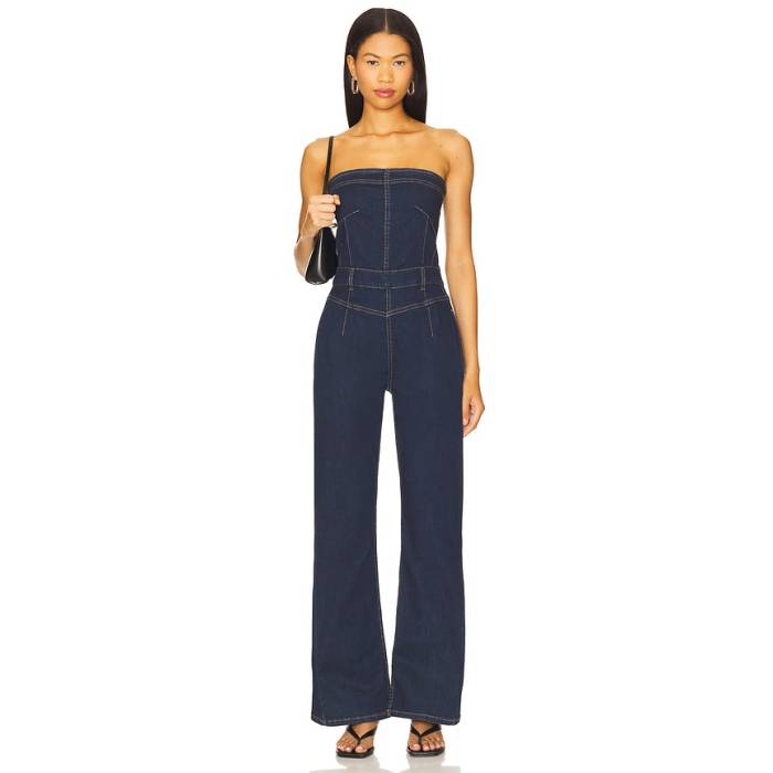 フリーピープル Free People 【 X We The Free Beckett Jumpsuit In Midnight Women Midnight 】 無償性 飛び降りる背広 レディース