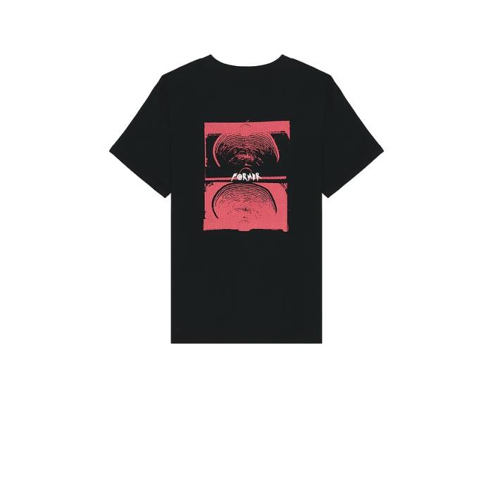 Former 【 Droid Crux T-Shirt Men Black 】 プルオーバー メンズ 黒いこと 黒いこと