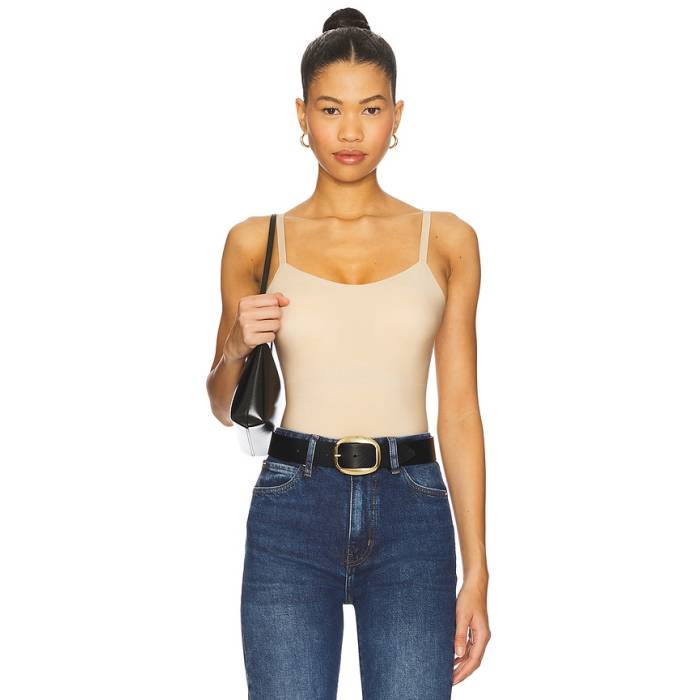 命令すること Commando 【 Zone Smoothing Bodysuit Women Beige 】 zone 領域 上半身背広 レディース ベージュ