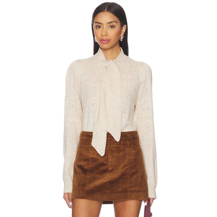 Astr The Label 【 Ovalia Sweater Women Oatmeal 】 トレーナー レディース|スニケス