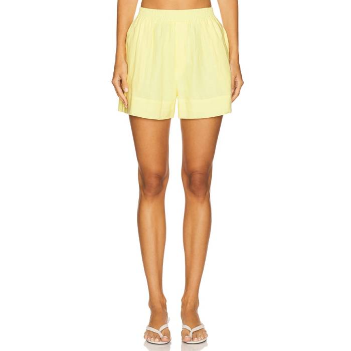 Aexae 【 Linen Waistband Short Women Yellow 】 レディース yellow 黄色・イエロー｜スニケス