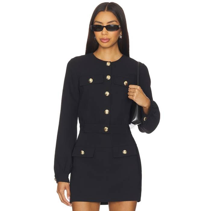 アマンダアプリチャード Amanda Uprichard 【 Nina Jacket Women Black 】 Jacket ジャケット レディース 黒色 ブラック｜スニケス
