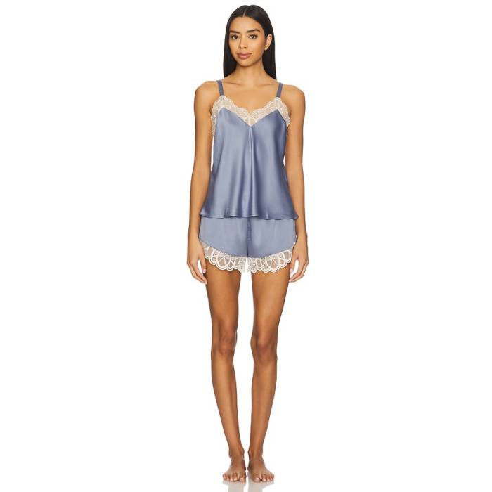Flora Nikrooz 【 Gabby Cami Set With Lace Women Deep Sea 】 レディース ディープ
