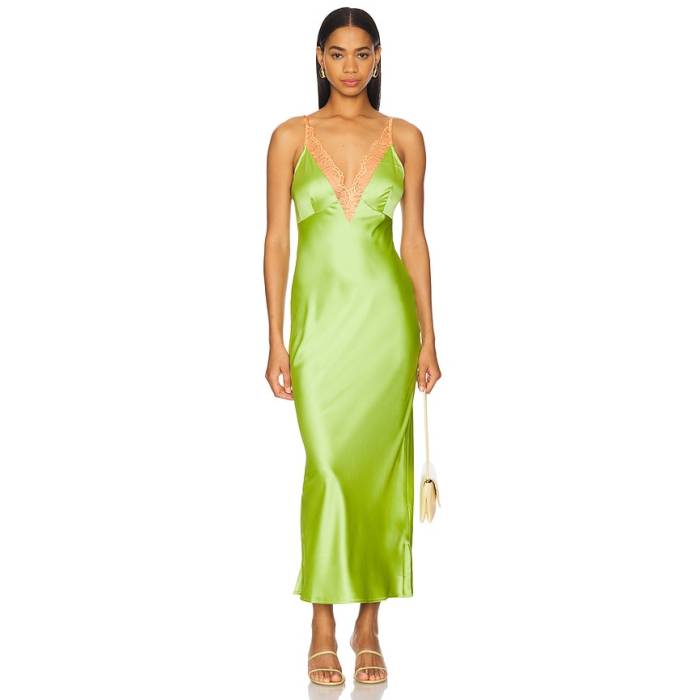 ネバーフリードレス Never Fully Dressed 【 Cateana Dress Women Lime 】 御召しもの レディース 菩提樹