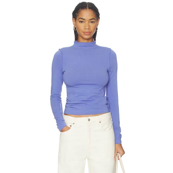 フリーピープル Free People 【 X We The Free Kenzie Long Sleeve In Peri Women Peri 】 無償性 Sleeve 衣手 レディース