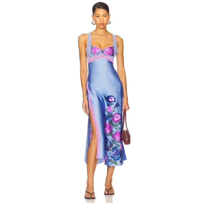 フリーピープル Free People 【 Just Dreamy Maxi Women Blue Vista 】 レディース 青色 ブルー｜スニケス