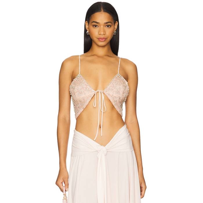 Aniye Records 【 Ella Crop Top Women Nude 】 Crop クロップ レディース