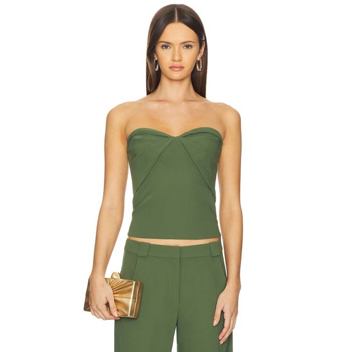アマンダアプリチャード Amanda Uprichard 【 X Revolve Soho Top Women Fern 】 レディース