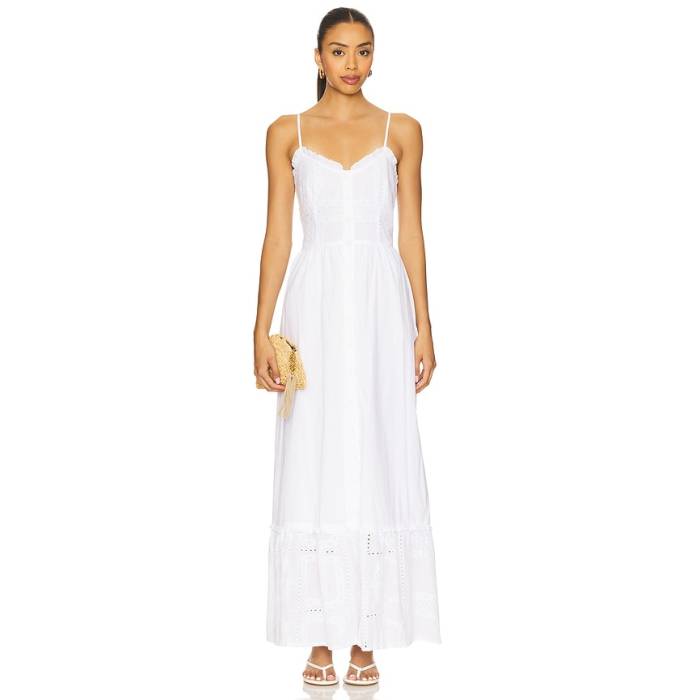 Sndys 【 Astrid Maxi Dress Women White 】 御召しもの レディース 白いこと 白いこと
